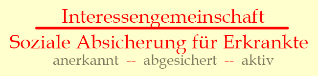 IG SAFE – Soziale Absicherung für Erkrankte